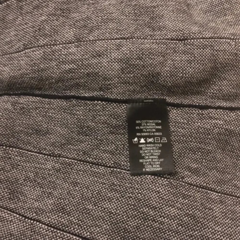 Nic + Zoe Fit & Flare Black and Grey Knit Petite Dress - Picture 8 of 8